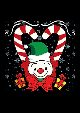 Christmas Clown With Candy
