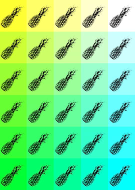Ananas Pop Art