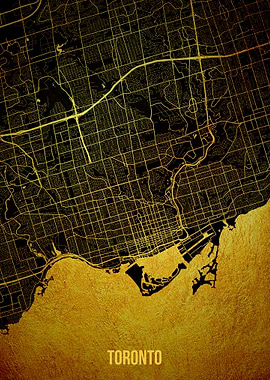 Toronto gold map