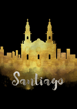 Santiago City Skyline