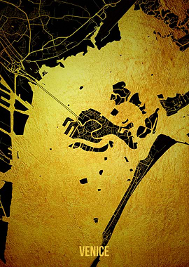 Venice gold map
