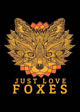 Fox Love Saying Gift Foxes