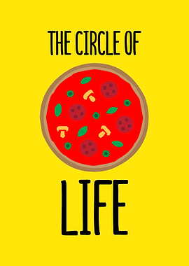 Funny Pizza Cheese Life