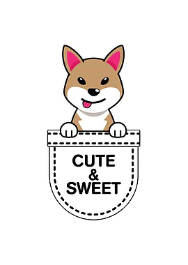 Cute and Sweet Dog Pocket