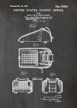 9 Adding Machine Patent
