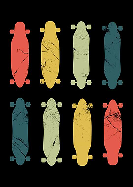 Retro Skateboard vintage