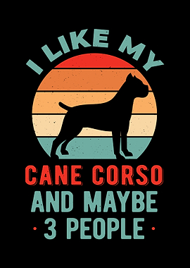 Funny Cane Corso Quote