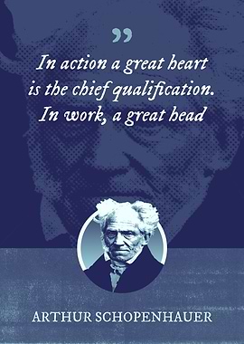 In action a great heart is