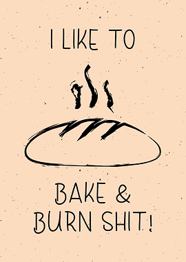 Bake And Burn Baking Decor