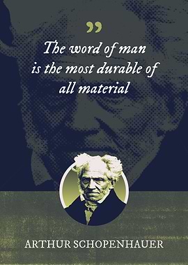 The word of man is the