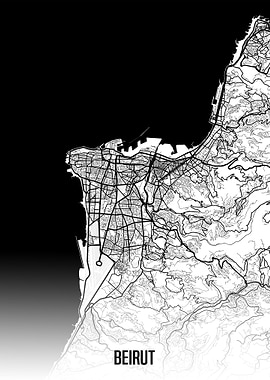 Beirut map