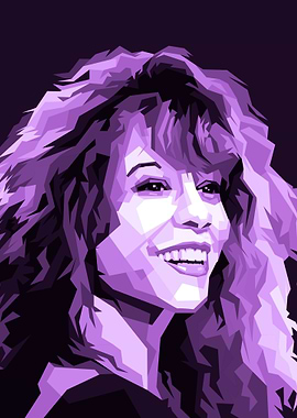 mariah carey purple poster