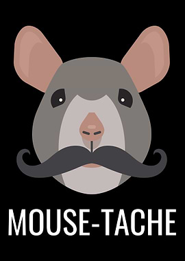 Mouse mustache Mousetache