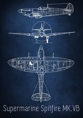 Spitfire MK VB Blueprint