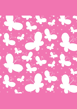 Pink Butterfly Pattern