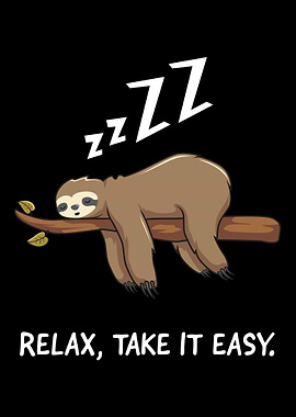 Sloth Lazy Chill Relax gif