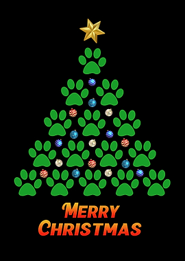Paw Christmas Tree