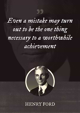 Even a mistake may turn