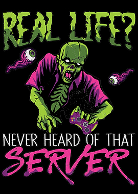 Zombie Gaming Gamer Gift