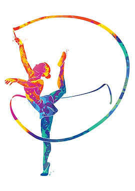 Watercolor Ballet Dancer