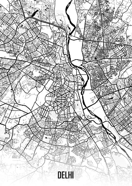 Delhi map