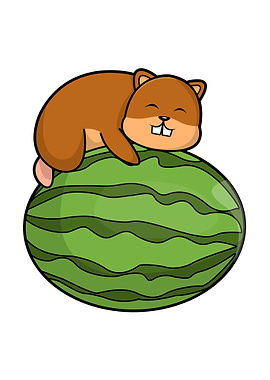 Hamster Fruit Watermelon