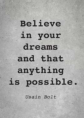 Usain Bolt Quote L004