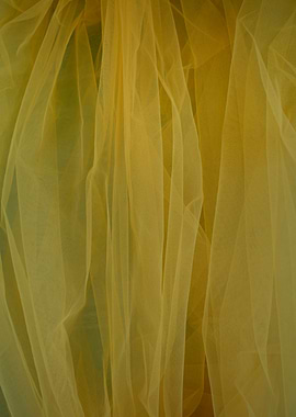 Yellow folded veil