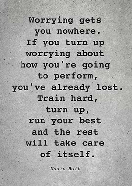 Usain Bolt Quote L001