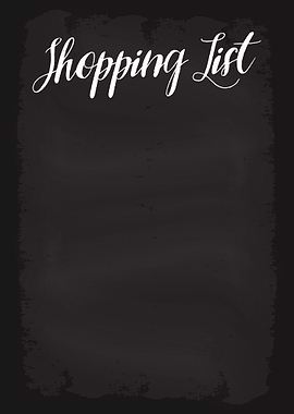 Shopping List
