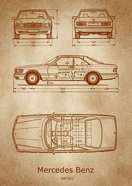 Mercedes Benz 560SEC 1990