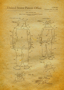 57 Firefighter Suit Paten