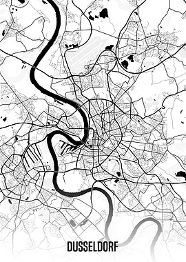Dusseldorf map