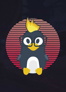 Programming linux mascot