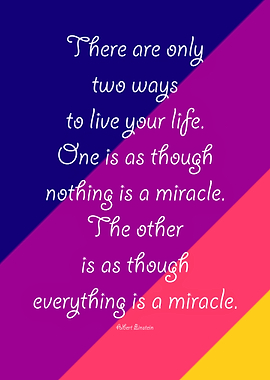 There are only two ways