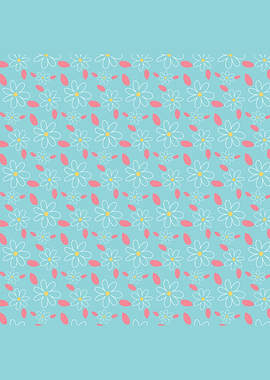 Blue Flower Pattern