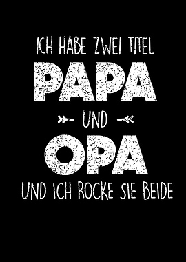 Papa und Opa Geschenk