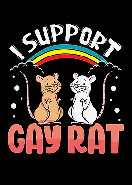 I Support gay Rat cute