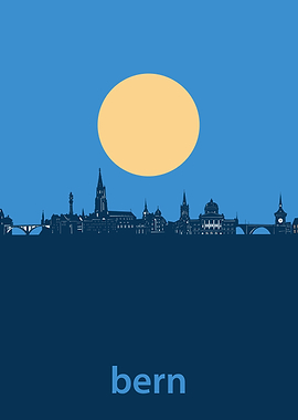 bern minimal blue