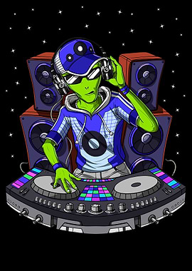 Space Alien Music DJ