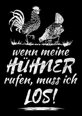 Huehner Bauern Spruch