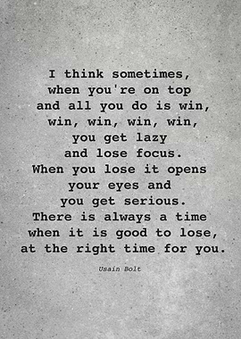 Usain Bolt Quote L007