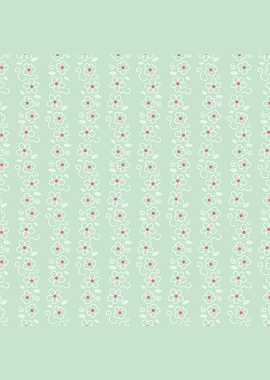 Green Flower Pattern