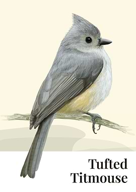 Tufted Titmouse Bird
