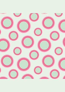 Pink Circles Pattern