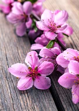 peach blossom table fruit