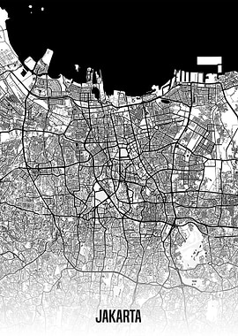 Jakarta map