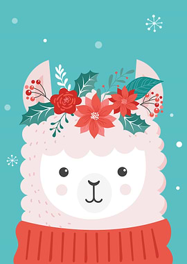 Kawaii Christmas Sheep