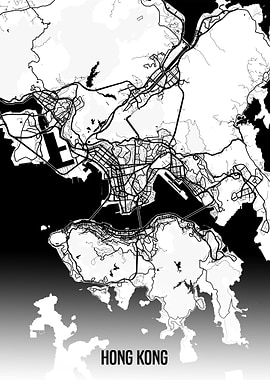 Hong Kong map