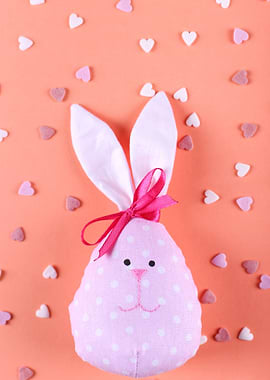 kawai rabbit pink